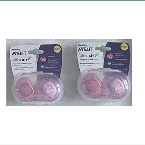 Philips Avent Ultra Soft/Ultra Air Pacifier Baby Angel Sets
